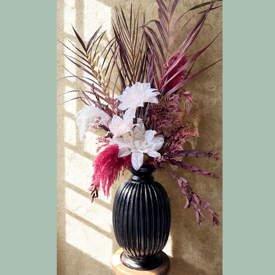 Burgundy Radiance| Statement Botanicals