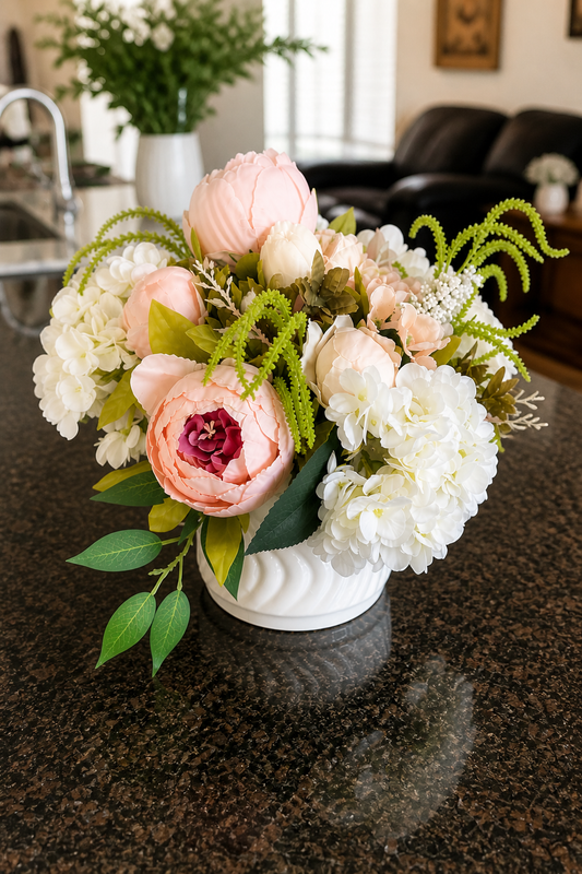 Ivory Blush Garden| Permanent Botanicals