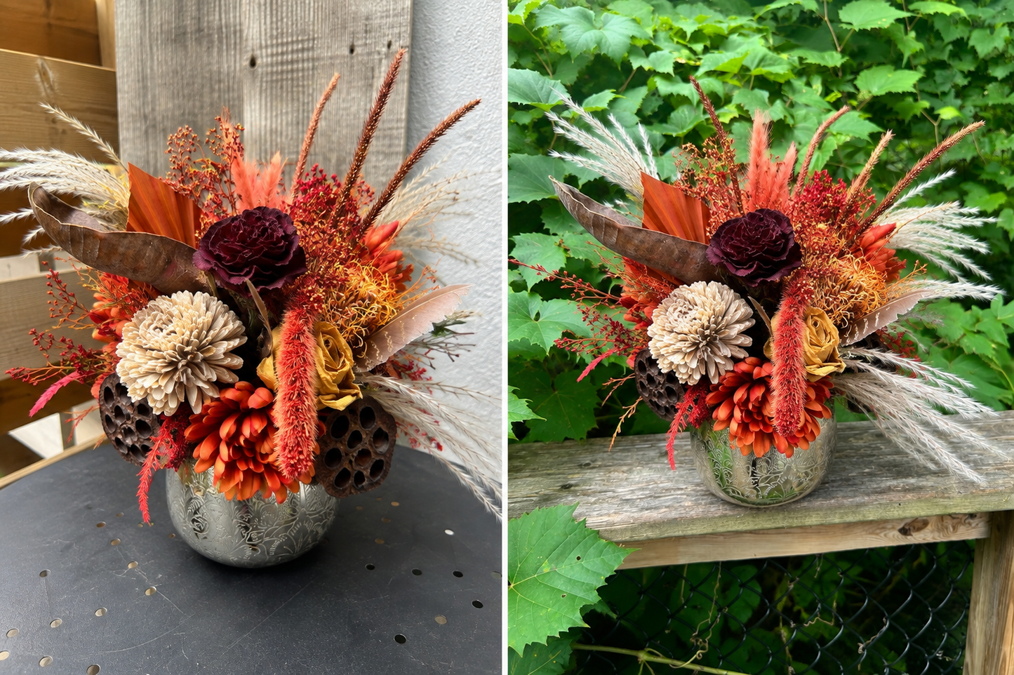 Burnt Sienna | One-of-a-Kind Preserved Botanical Arrangement