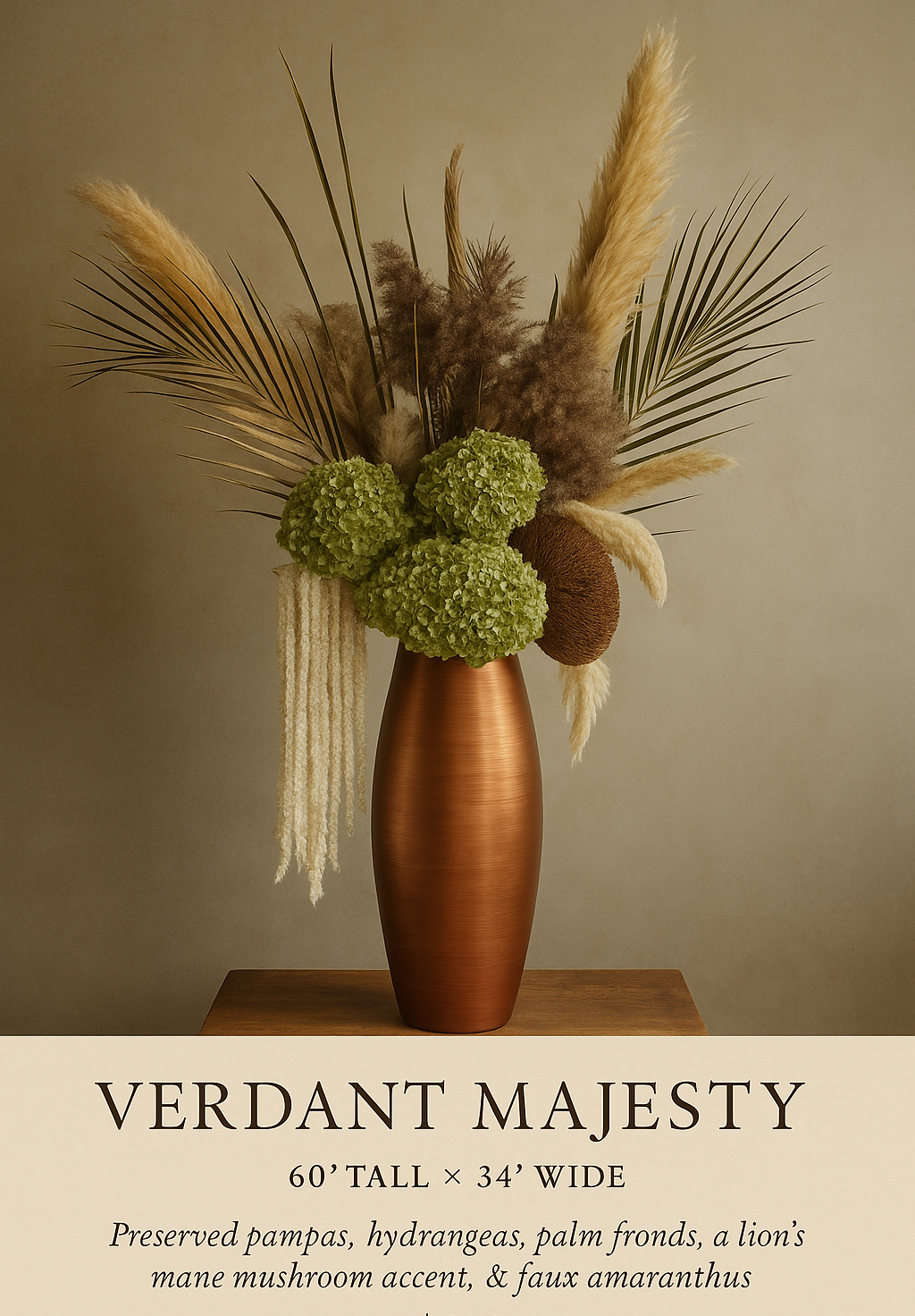 Verdant Majesty |Sculptural Botanicals