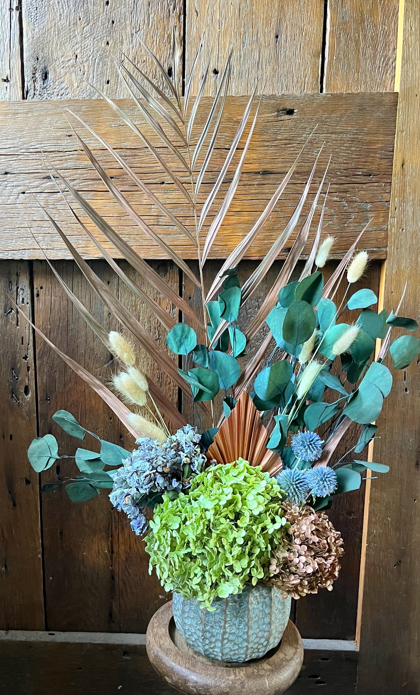 Copper & Cobalt Elegance | Dried Botanicals