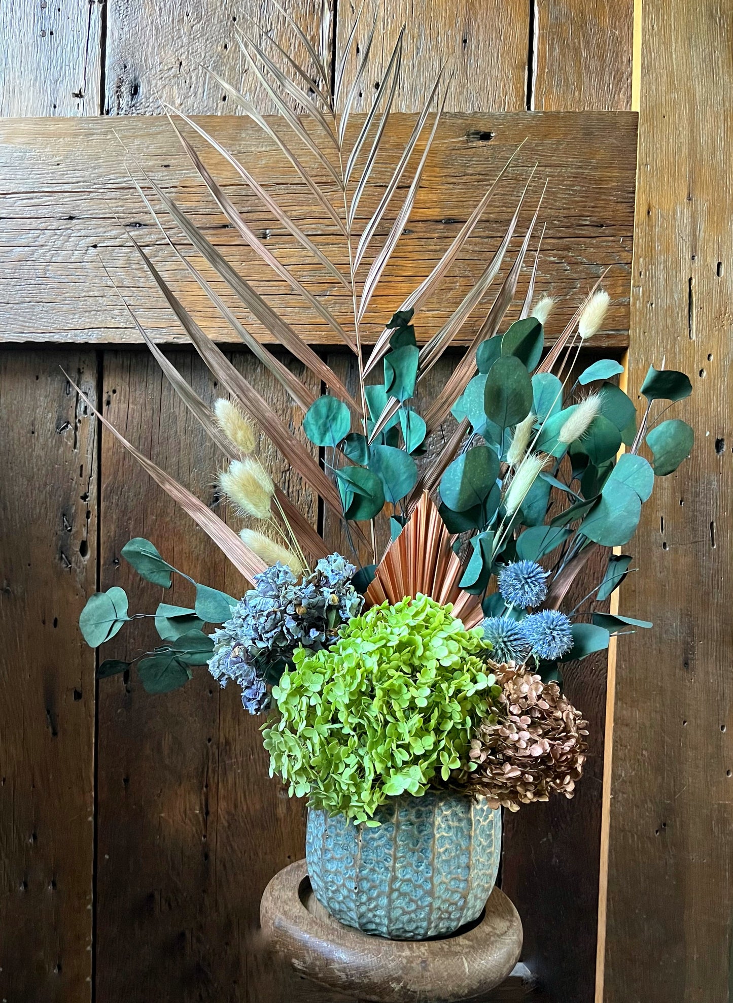 Copper & Cobalt Elegance | Dried Botanicals