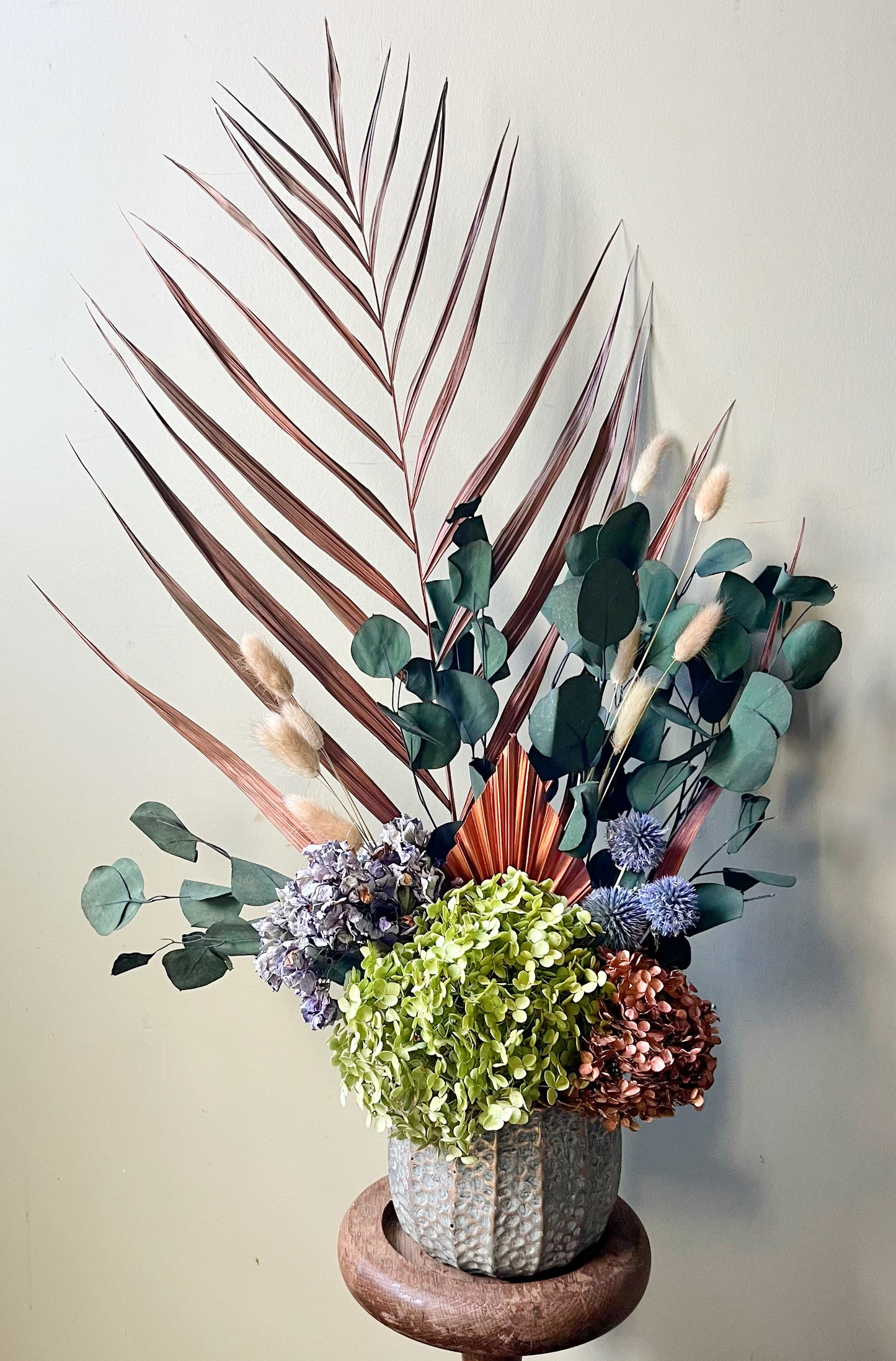Copper & Cobalt Elegance | Dried Botanicals