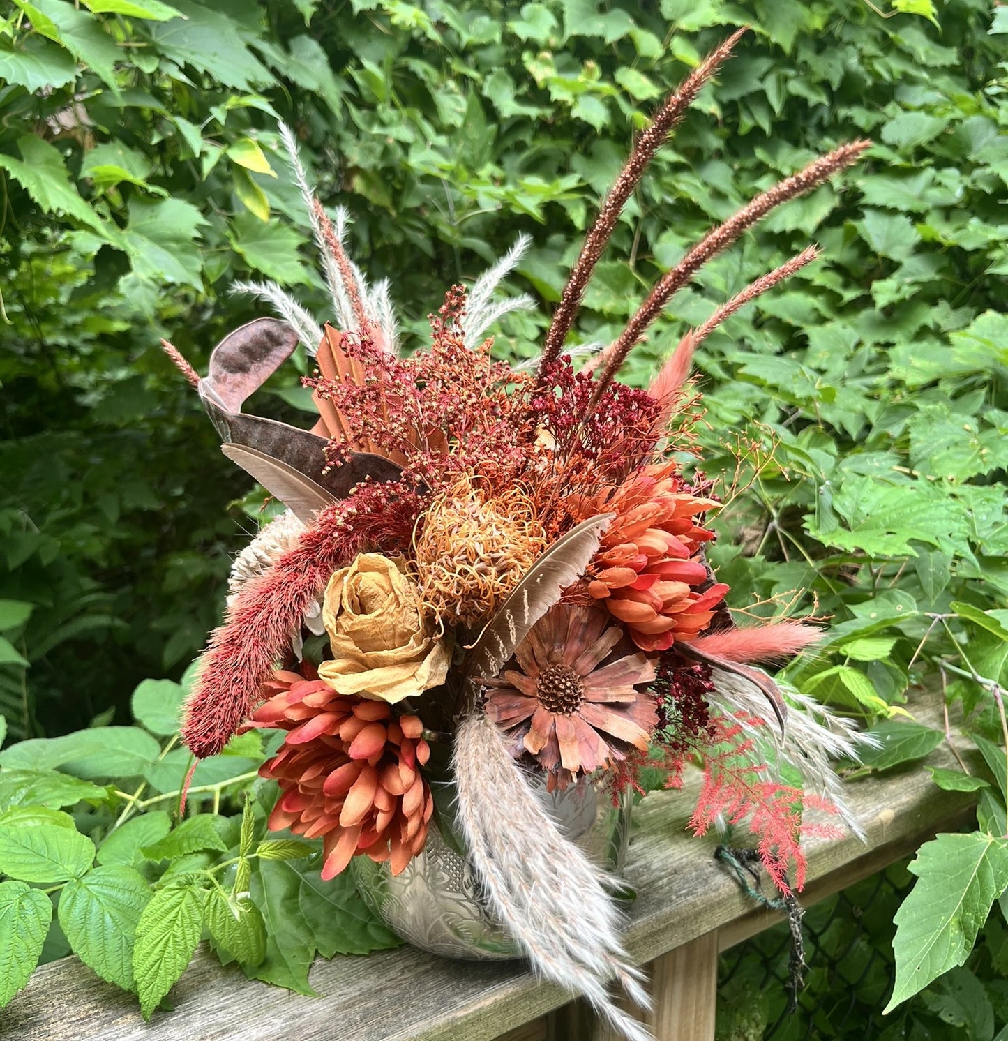 Burnt Sienna | One-of-a-Kind Preserved Botanical Arrangement