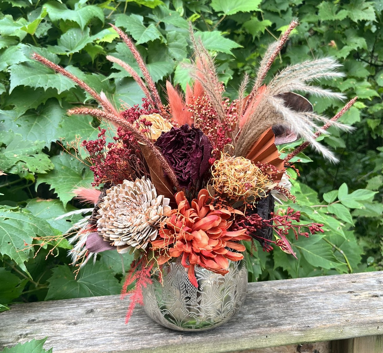 Burnt Sienna | One-of-a-Kind Preserved Botanical Arrangement